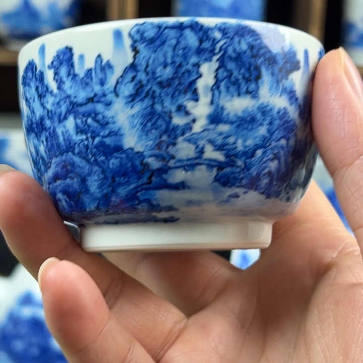 向***明杯溪山造物山水微瑕