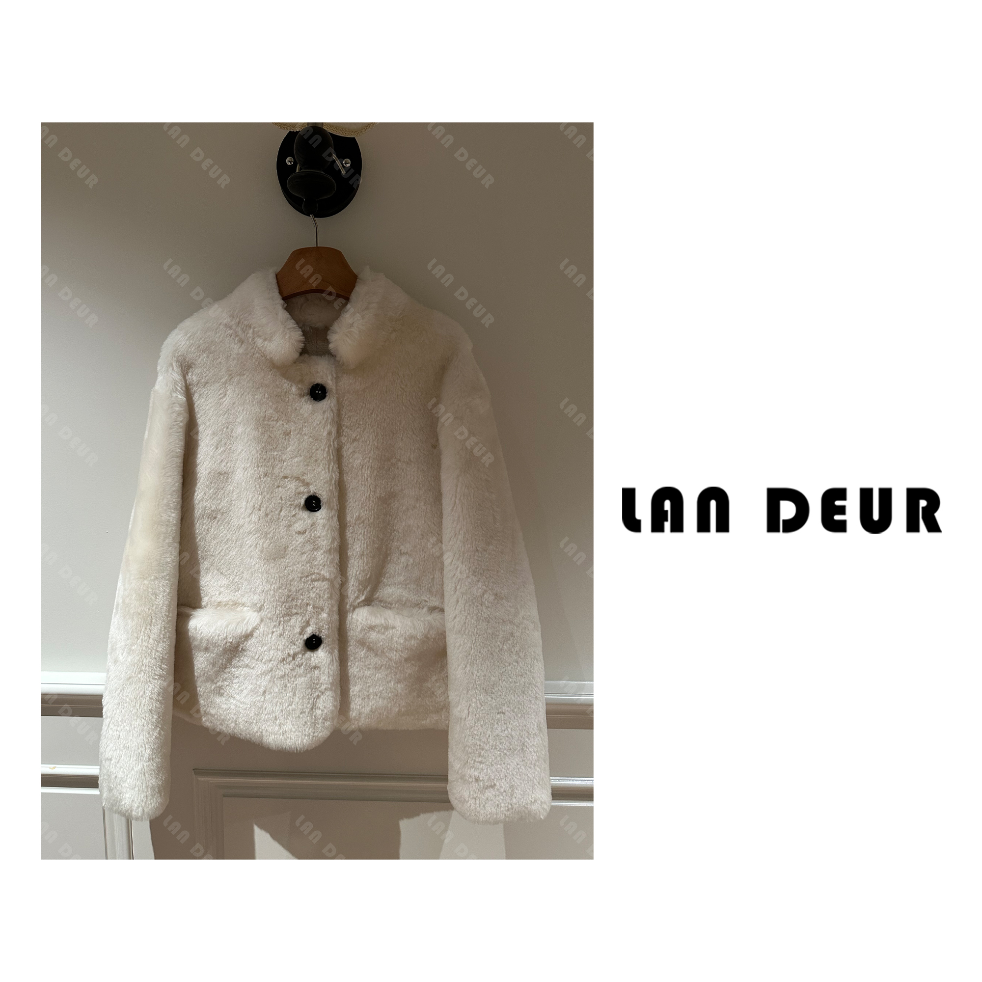 【冬日乐园】短款皮草时尚百搭极简老钱风气质外套女