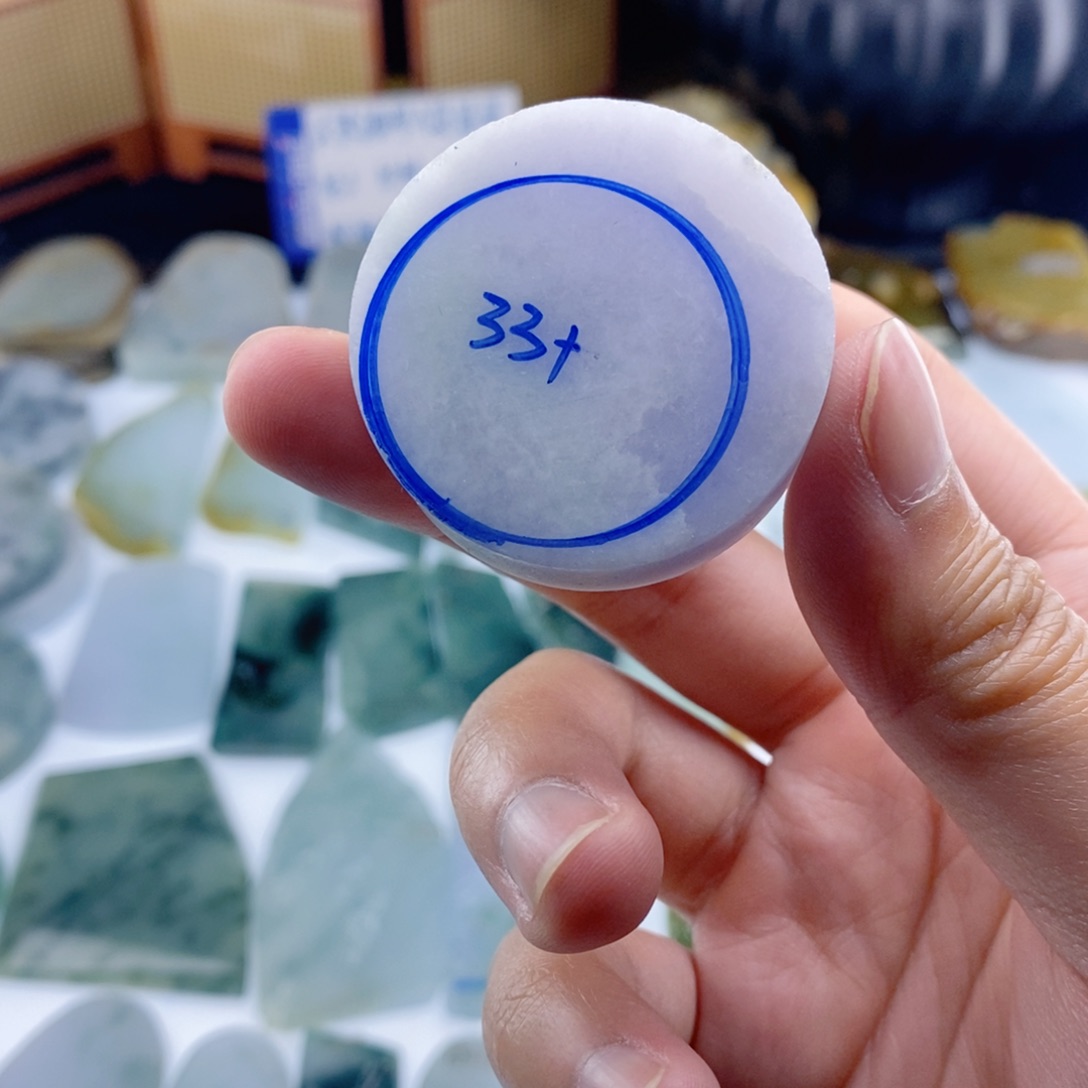 翡翠未镶嵌挂件翡翠