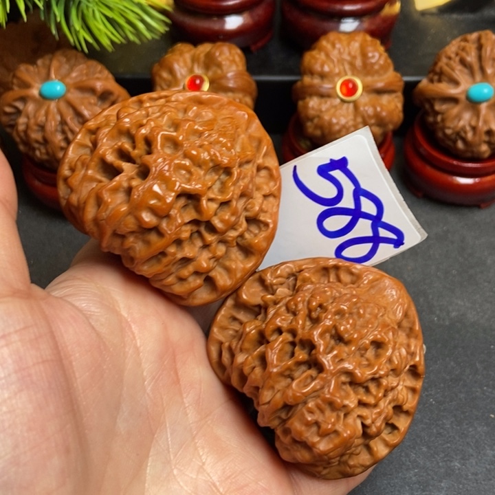 文玩核桃把件51官帽588