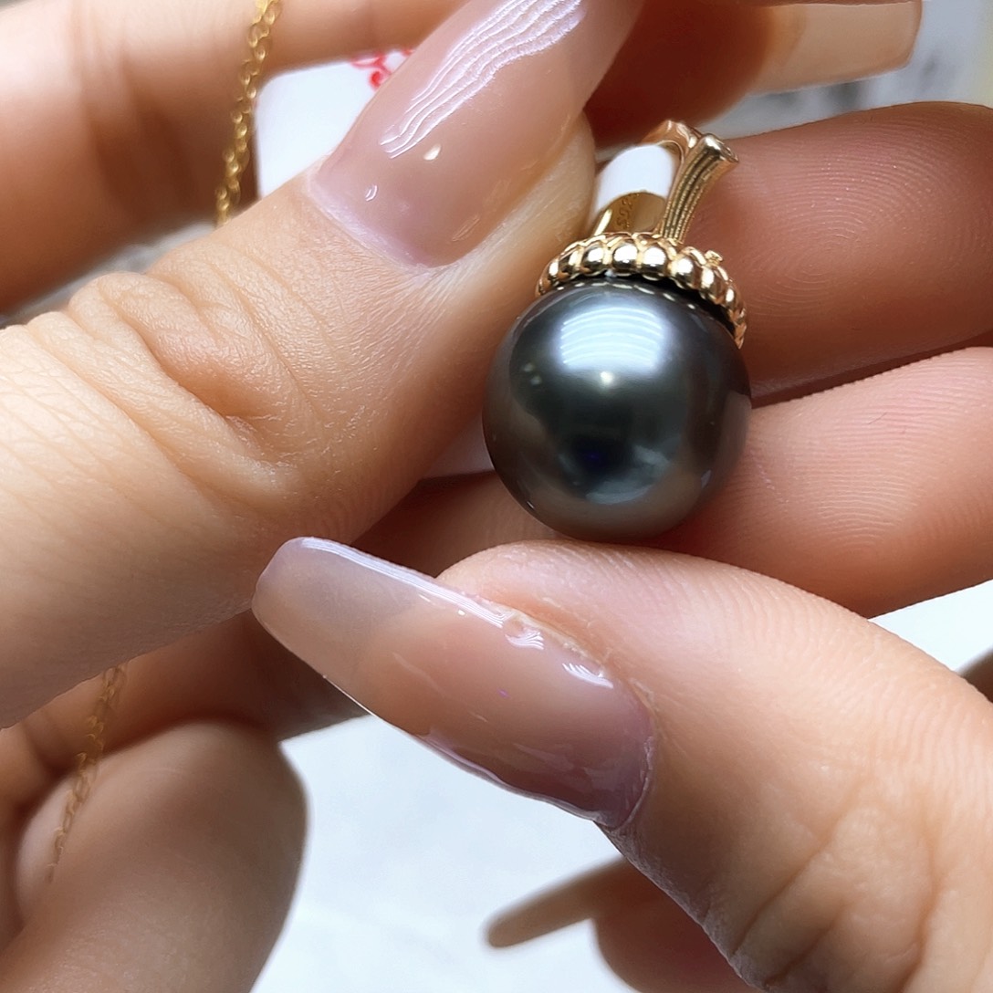 海水珍珠颈饰银S925镶嵌