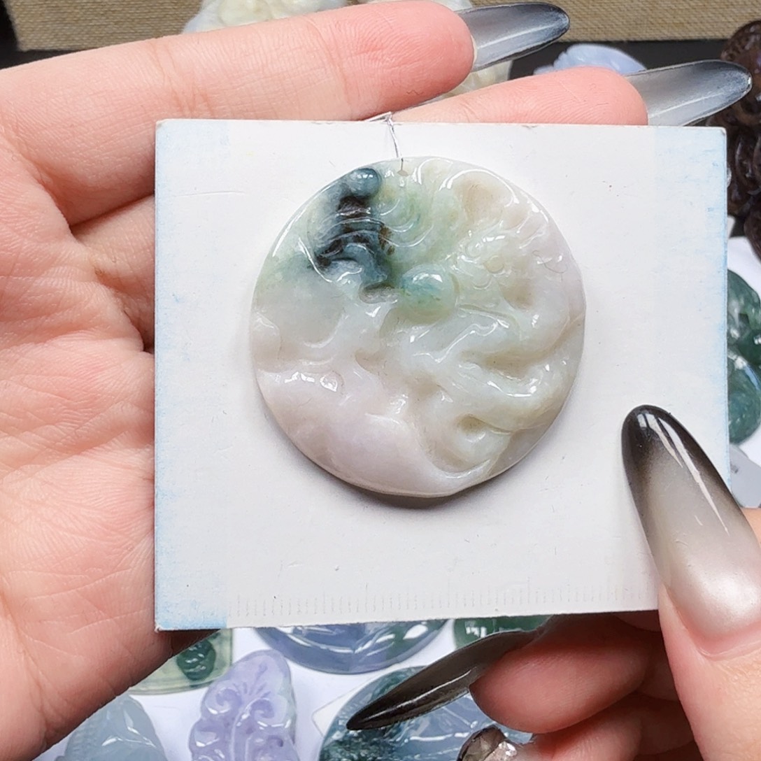 翡翠未镶嵌挂件翡翠