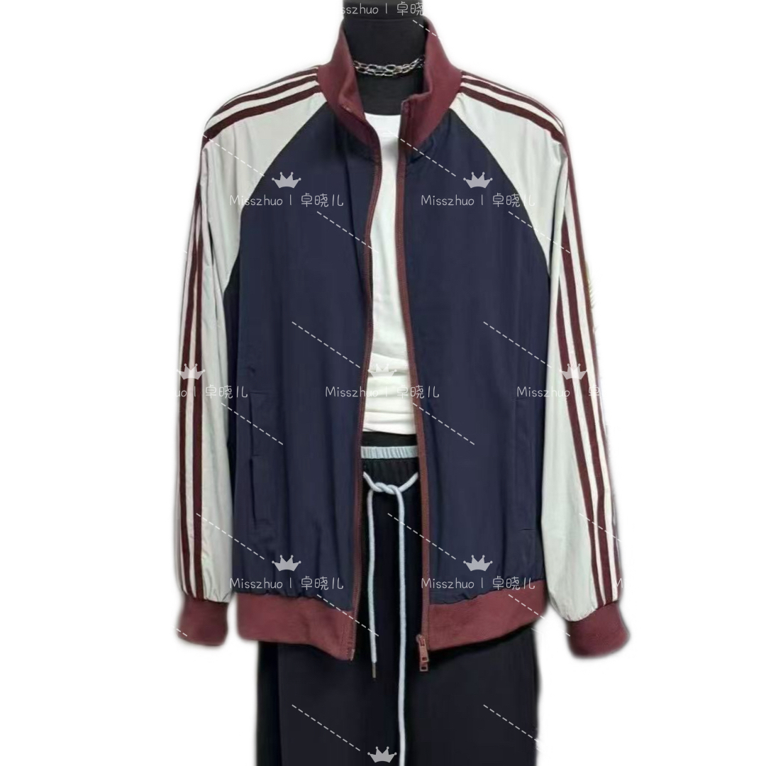 Miss zhuo｜卓晓儿 立领拼色短款防晒风衣外套时尚休闲运动英伦风