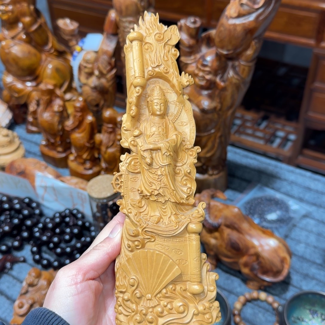 黄杨木观音摆件啊啊啊啊啊