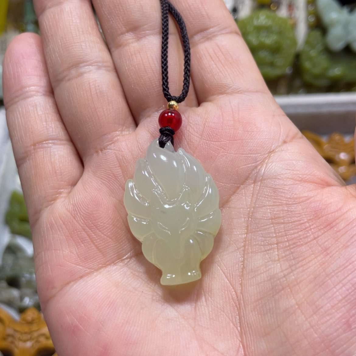 【闪购商品】岫玉颈饰未镶嵌34吊坠