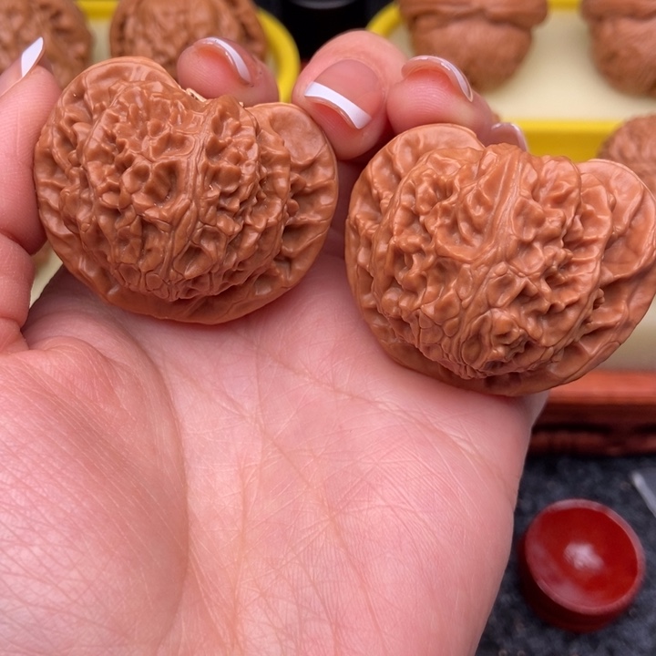 文玩核桃吊坠42➕精品桃心宫灯