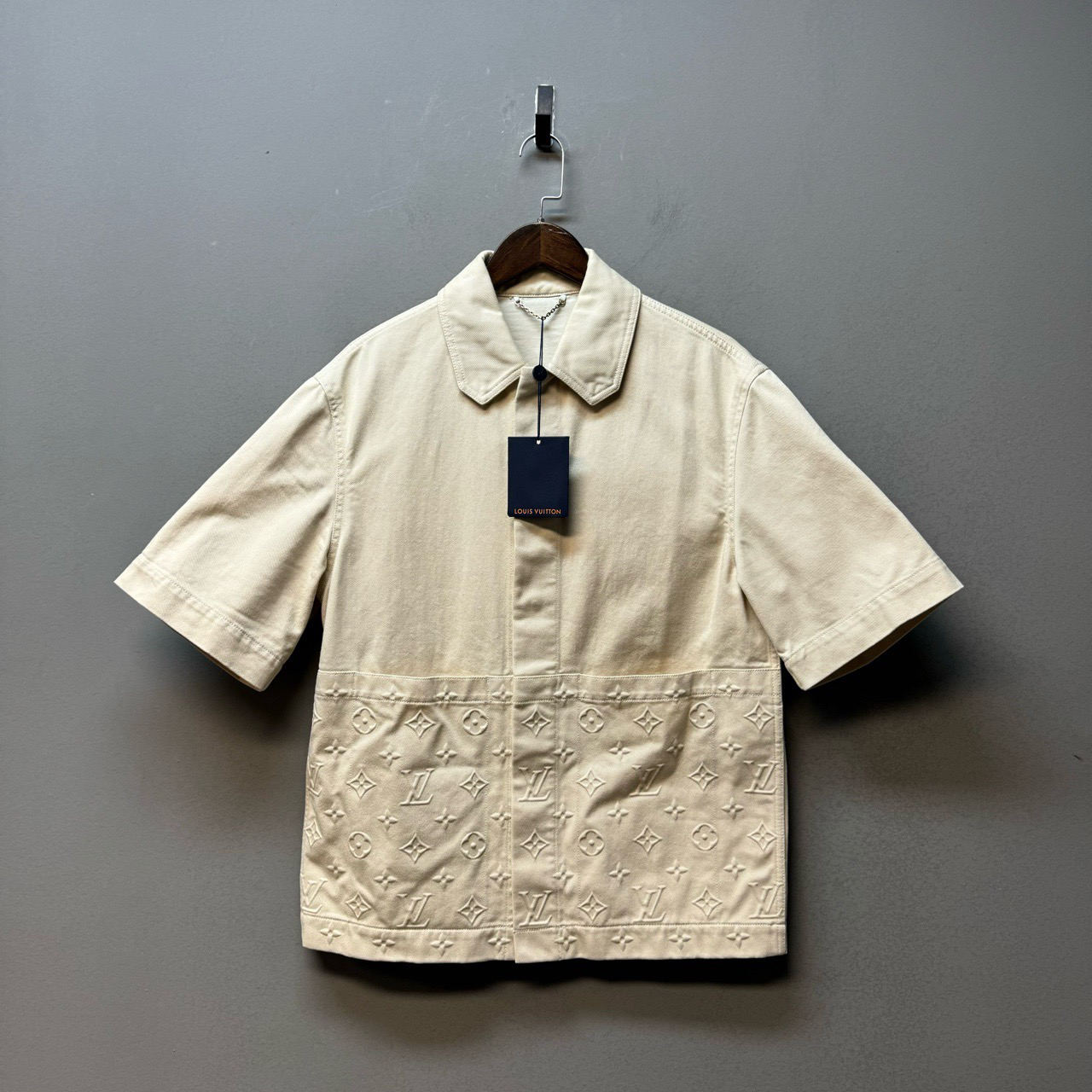 Louis Vuitton LV 路易威登/04623/伐木工装短袖衬衫 工价16100xs
