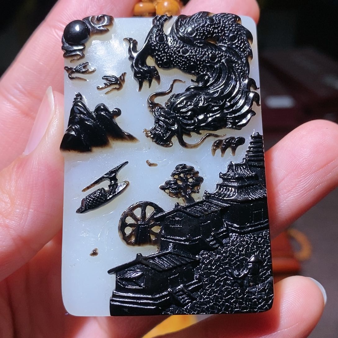 和田玉挂件未镶嵌