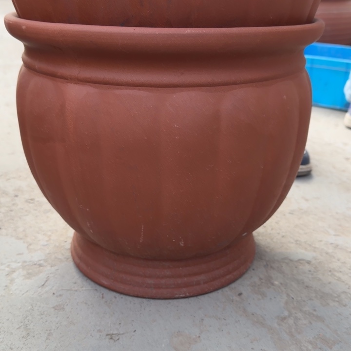欢***洋花盆紫砂口35高30