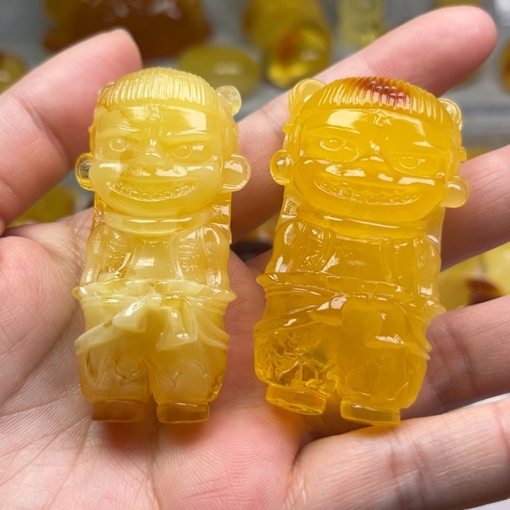 琥珀颈饰未镶嵌琥珀蜜蜡