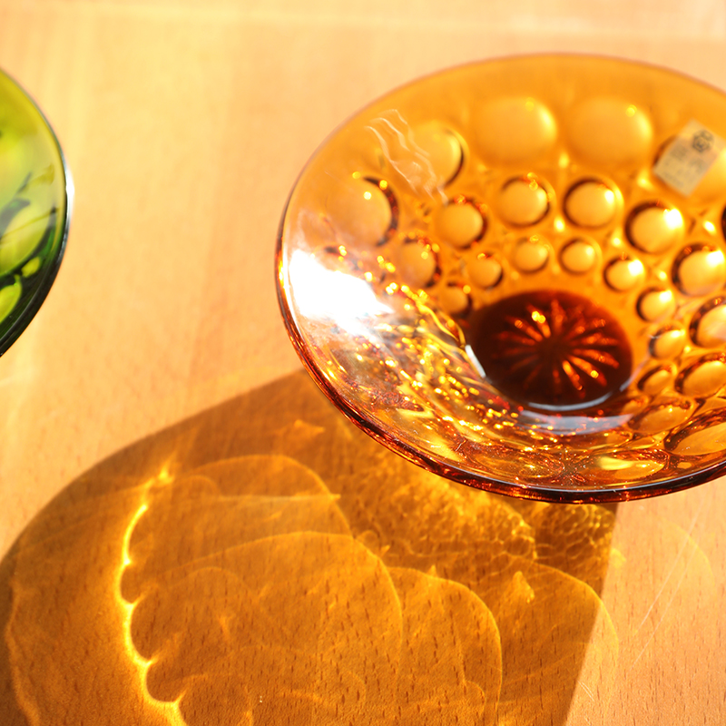 利快日本手工餐盘手工轻奢高档情侣透明家用创意个性网红盘