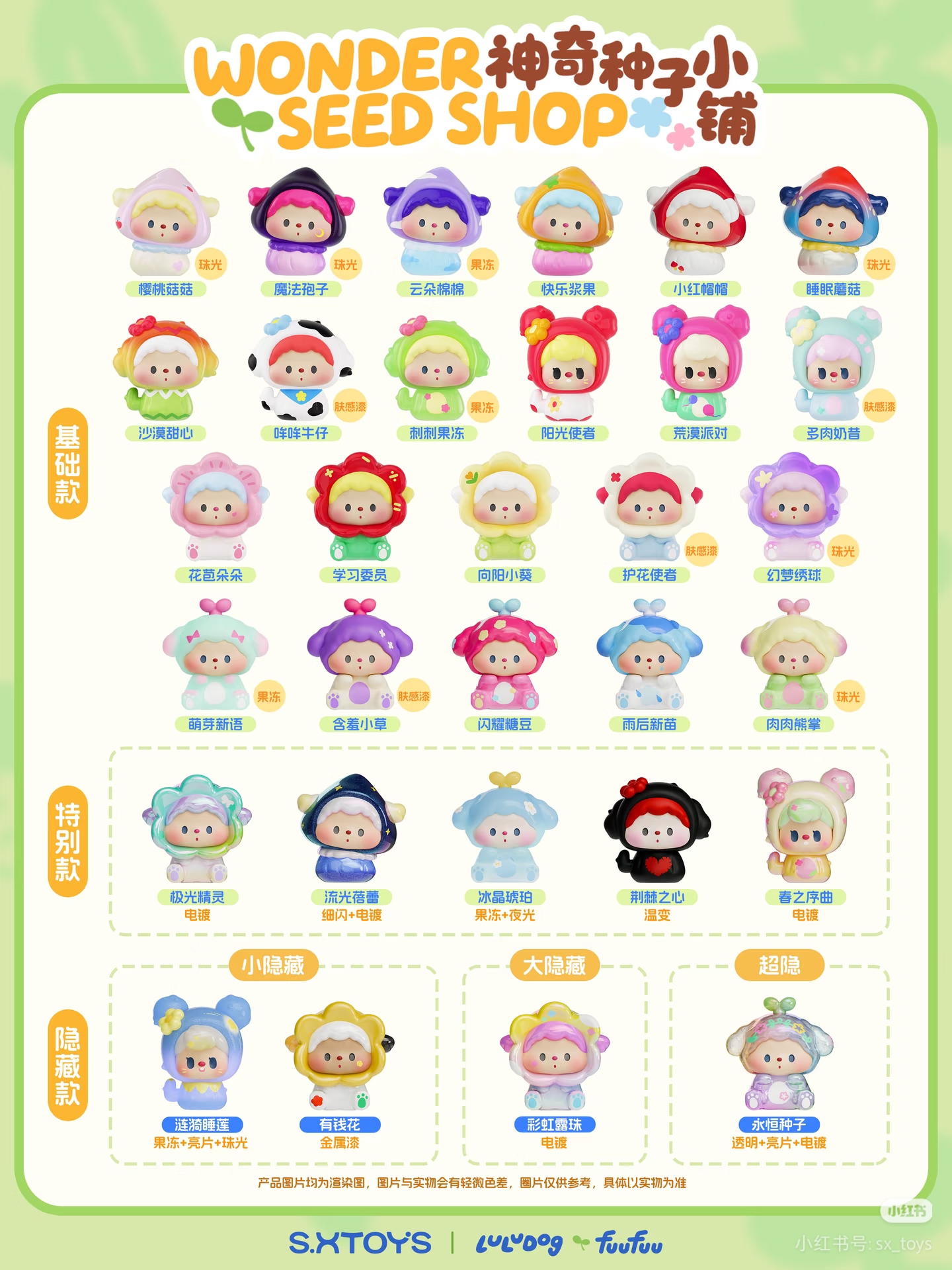 [代拆]璐璐狗神奇种子小铺萌粒盲盒