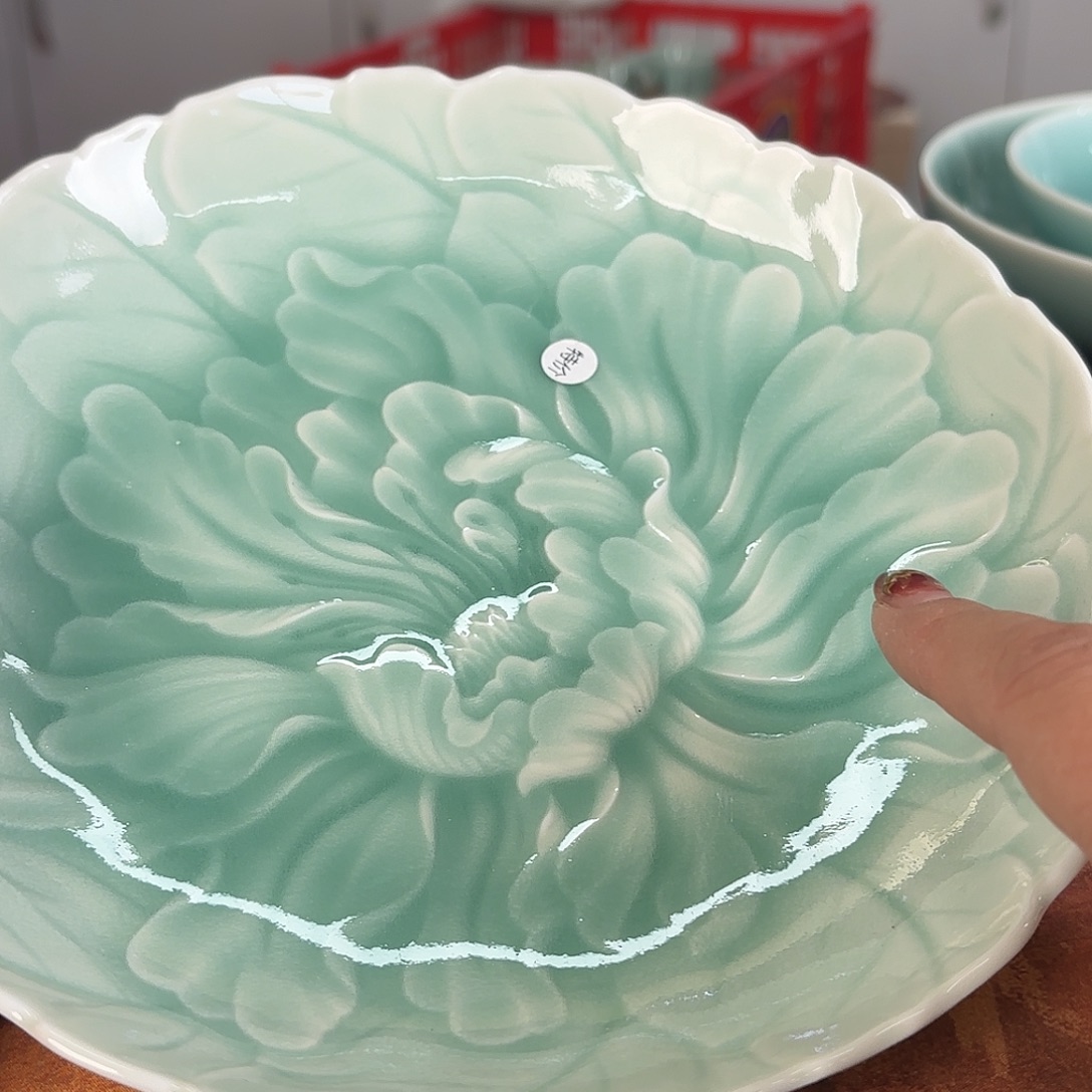 龙泉云间青瓷小米茶器