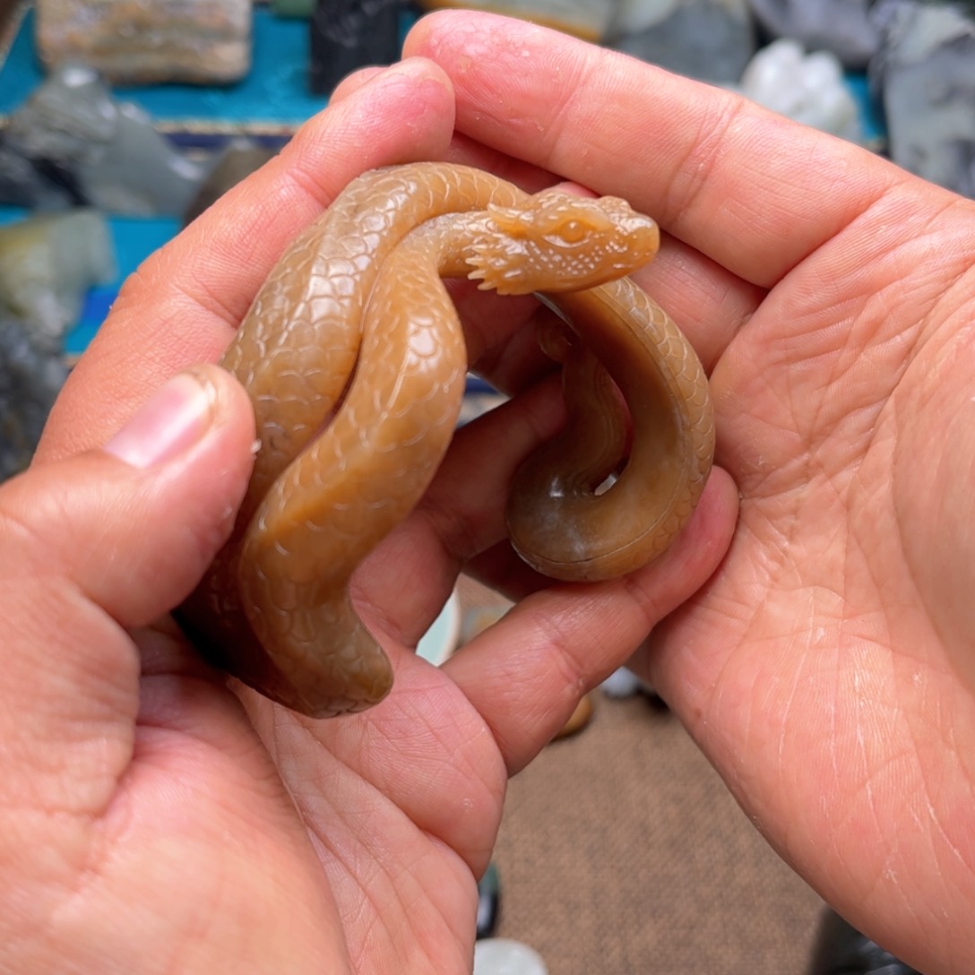 和田玉把件未镶嵌昆**山