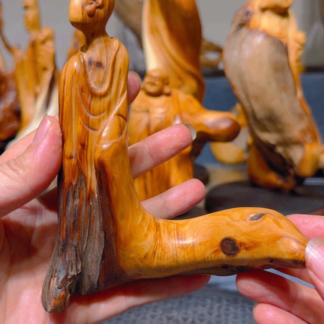 柏木（崖柏）崖柏手把件摆件