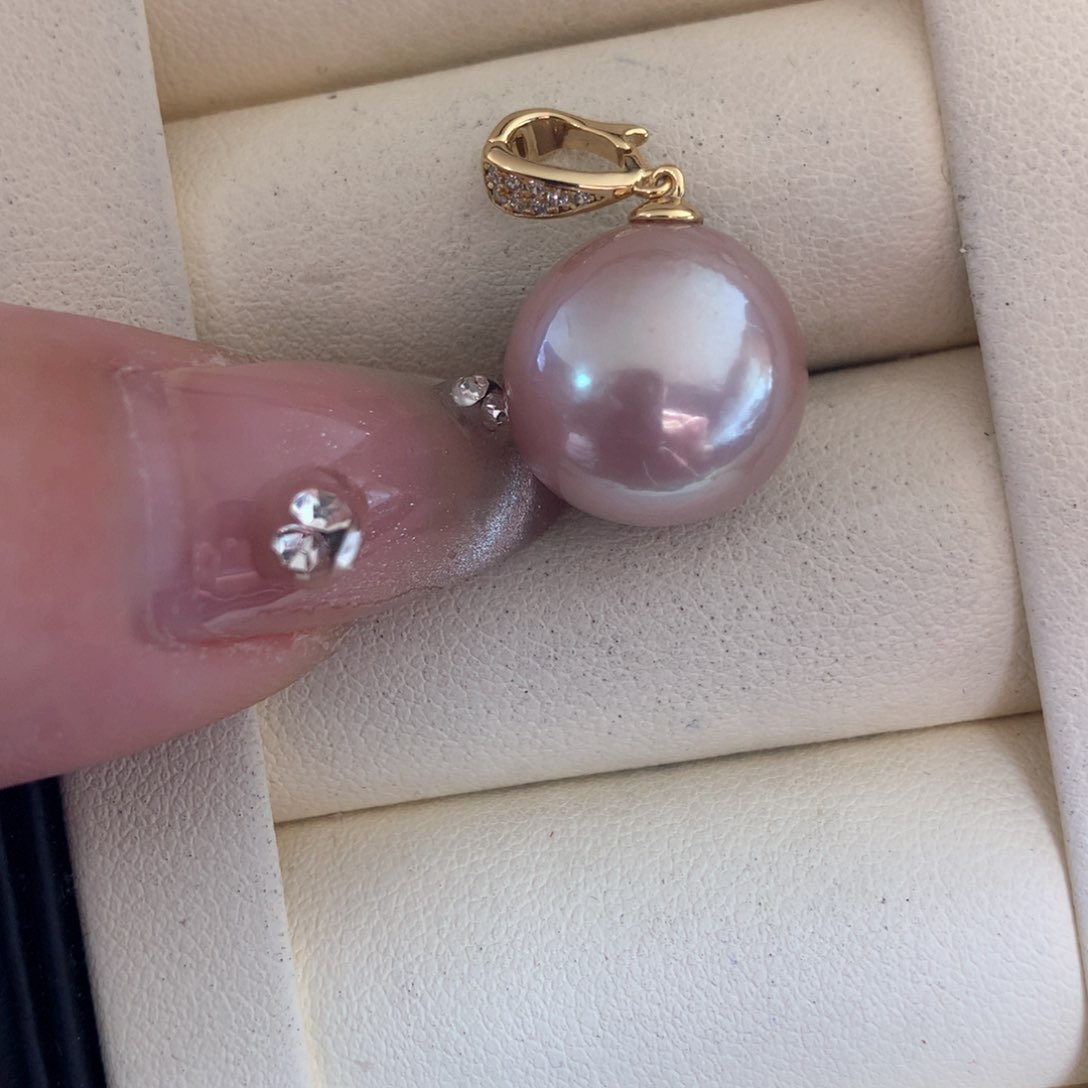 淡水珍珠颈饰银S925镶嵌