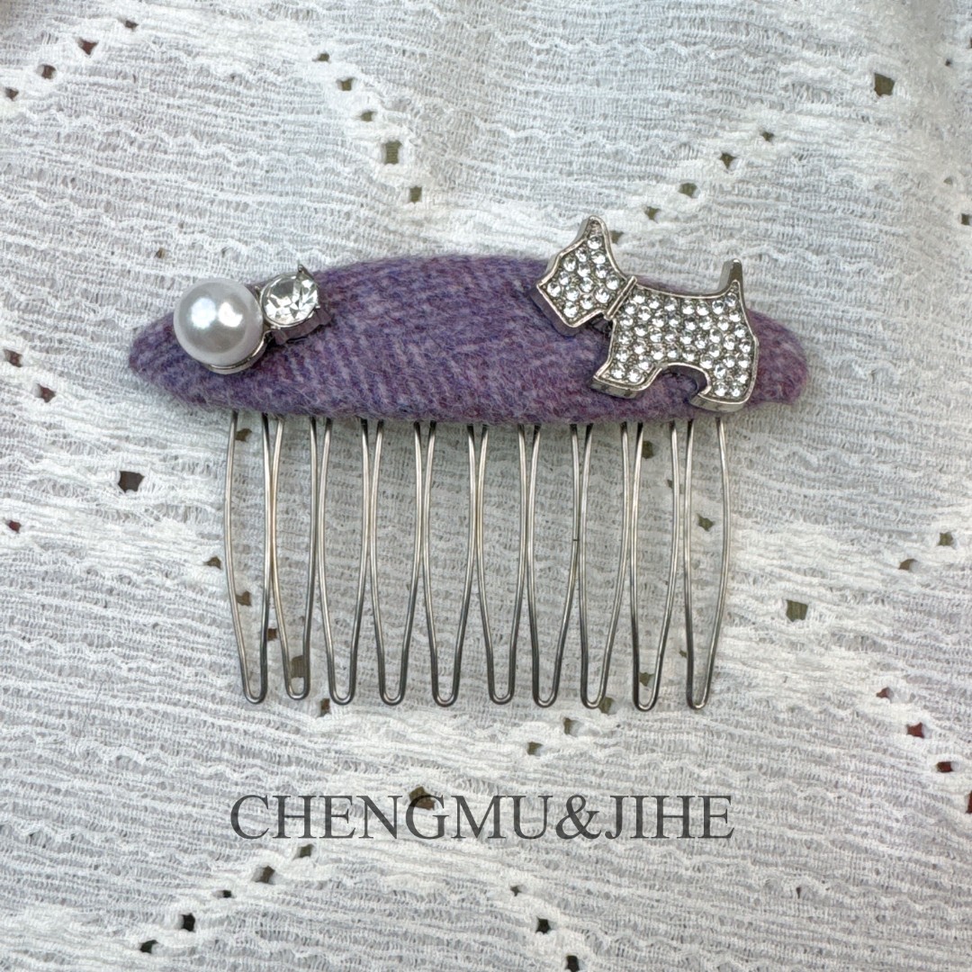 【澄沐几禾】FQ-022原创设计定制发卡发夹韩系轻奢时尚可爱重工