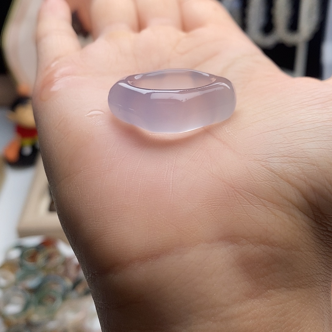 玛瑙/玉髓戒指未镶嵌B 4不退换 港19