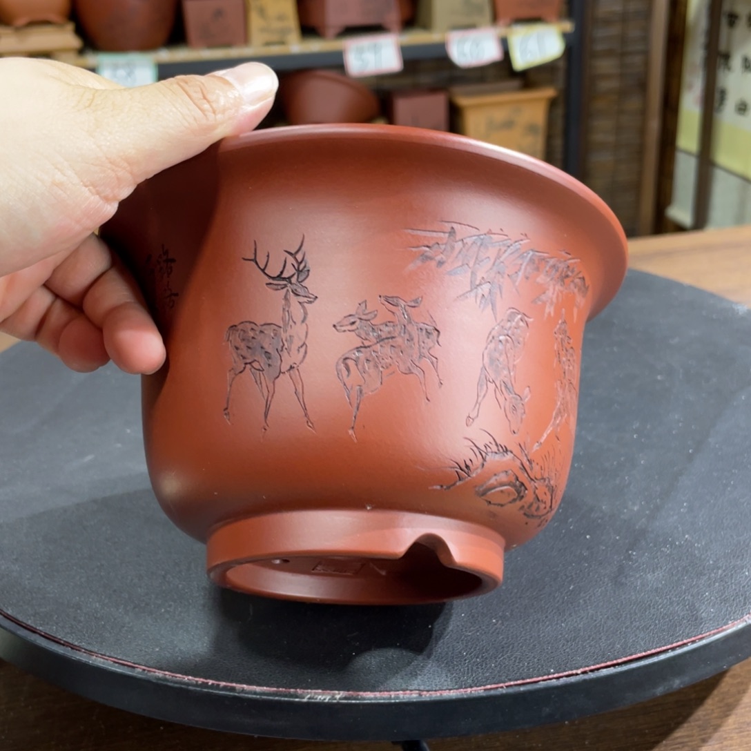 紫砂花盆紫砂花盆在这里