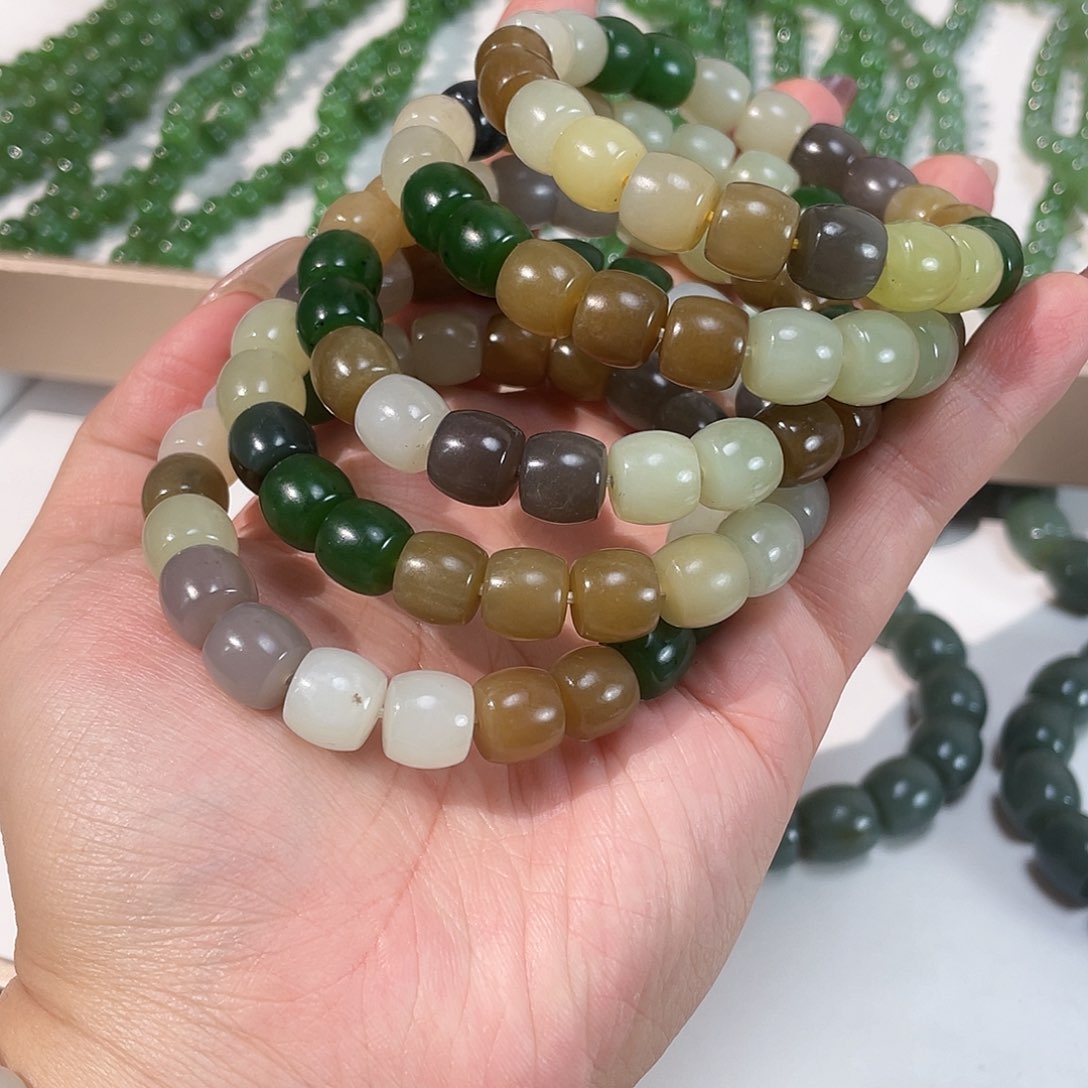 和田玉手链未镶嵌10多样性拍一发一 