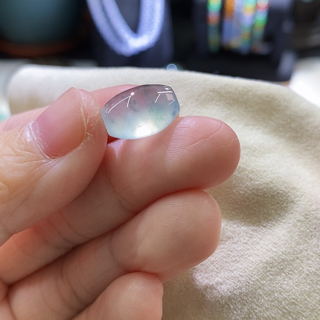 未镶嵌挂件翡翠扁珠