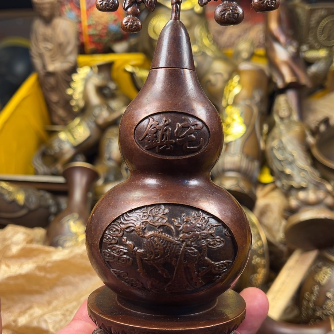茶壶香炉铜器摆件