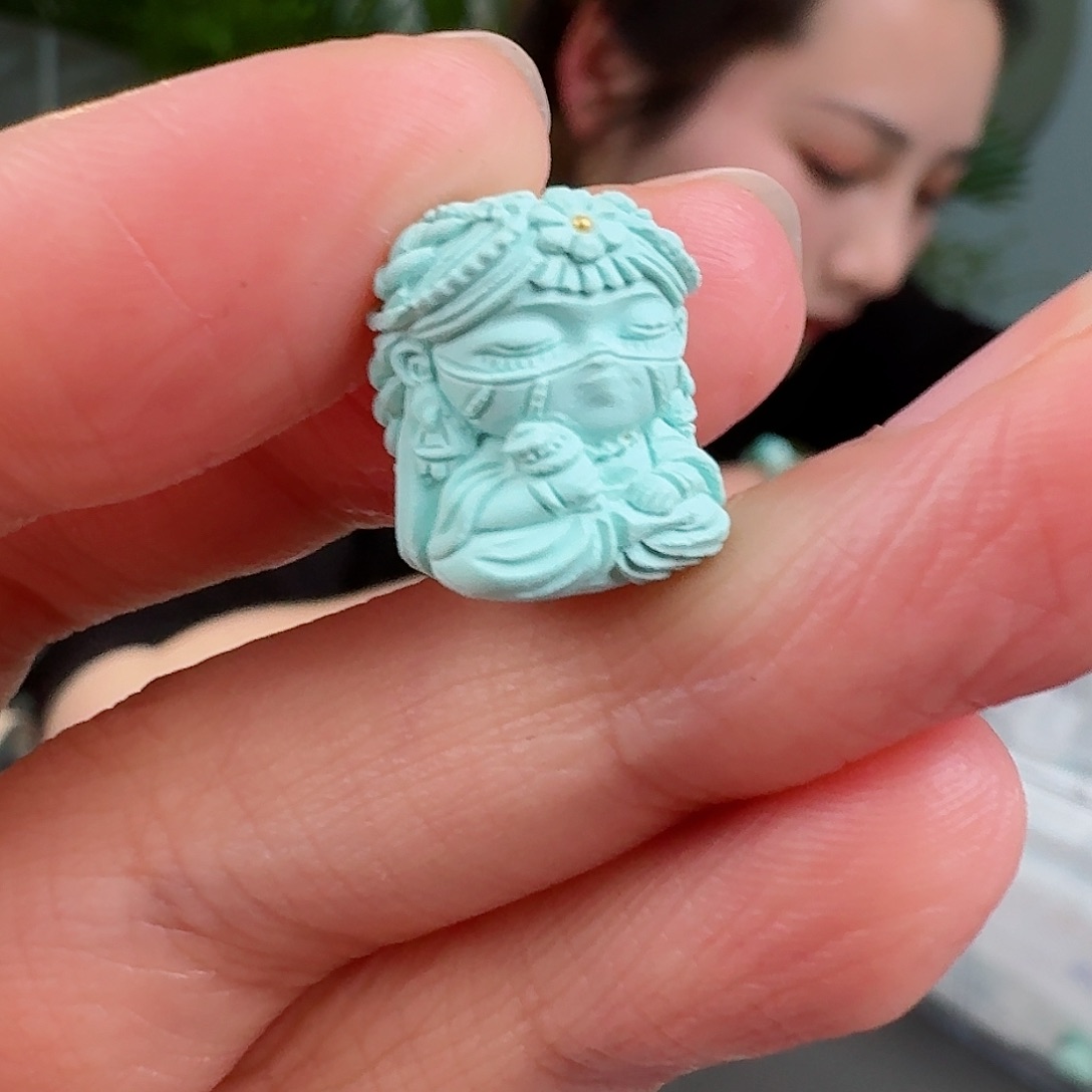 绿松石珠宝奇石未镶嵌