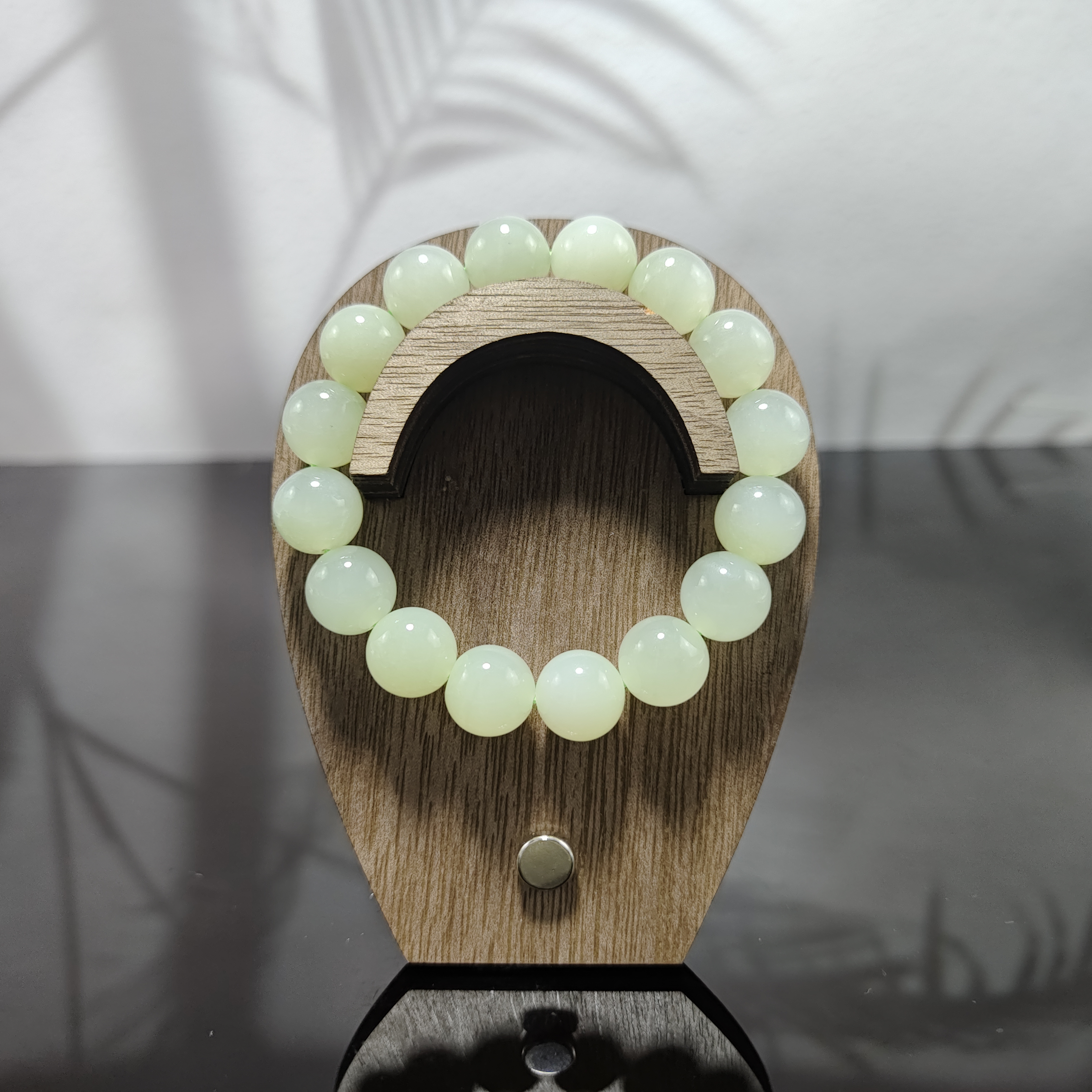 E和田玉圆珠手串（卡12）1845