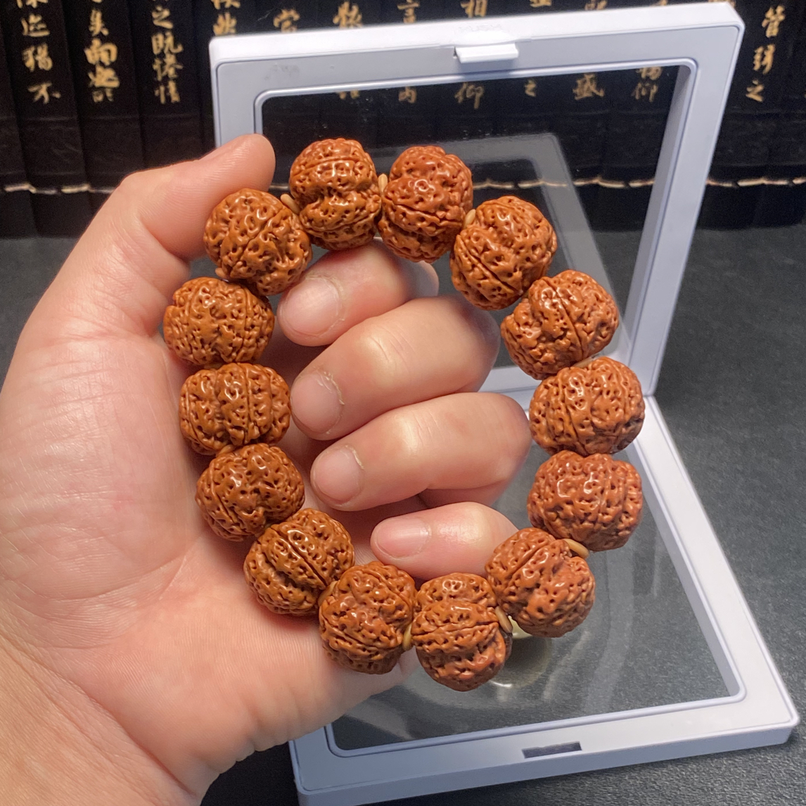 新品发布金刚菩提手串6号（五星双龙）