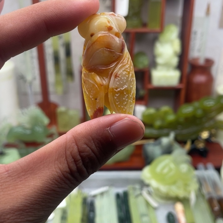 未镶嵌蛇纹石玉四大名玉挂件