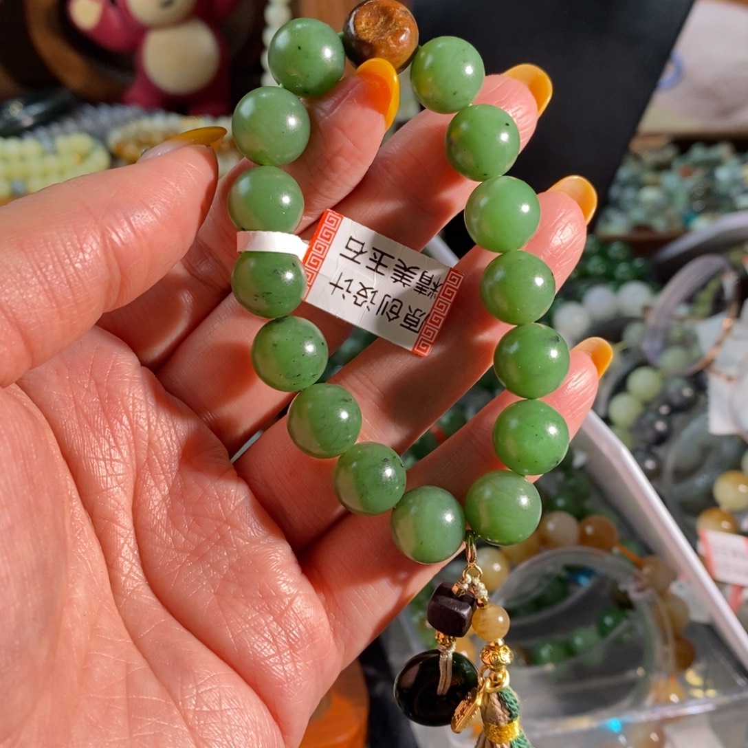 和田玉未镶嵌手链