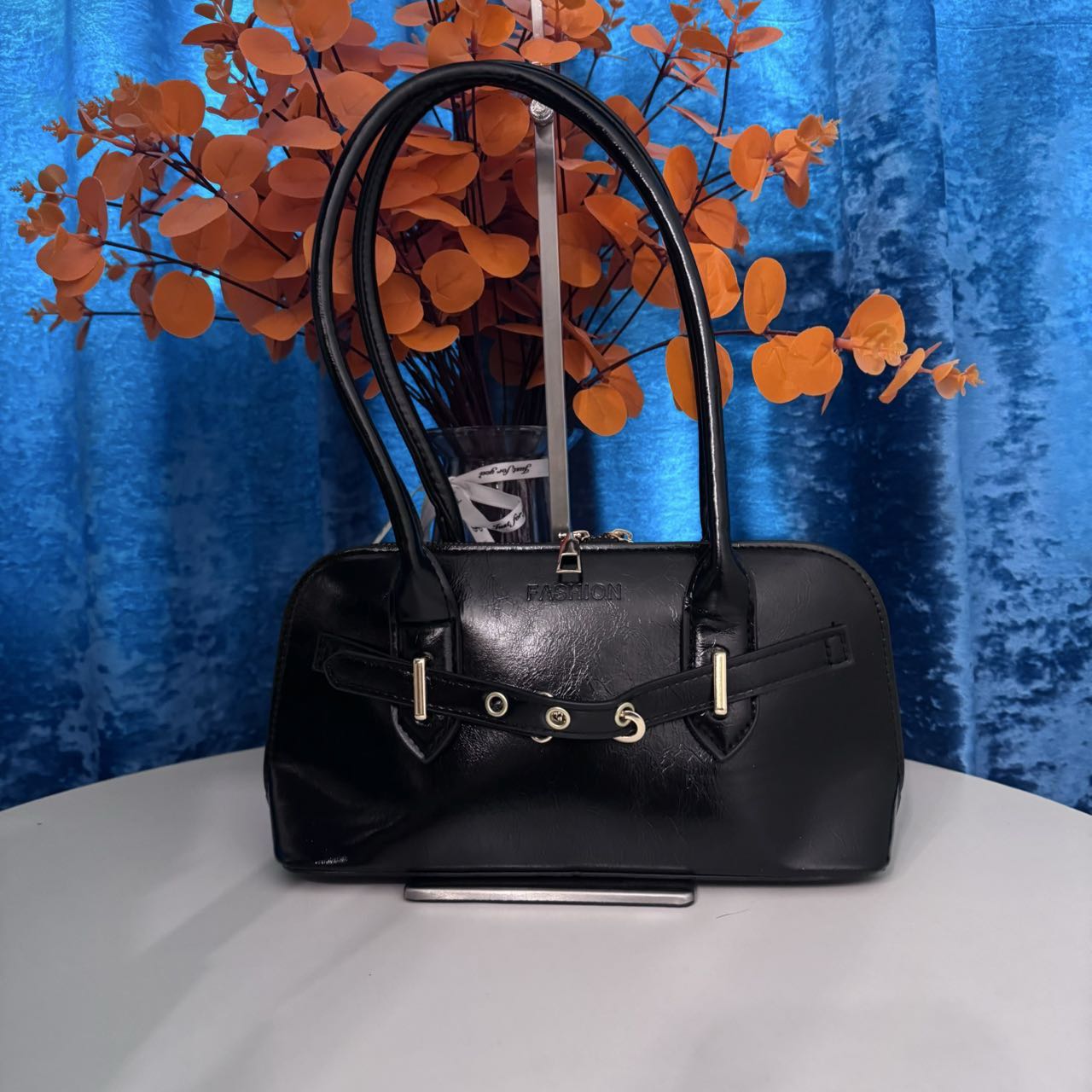 新疆包邮 2025新款复古手提通勤包包女秋季韩版小众腋下保龄球包