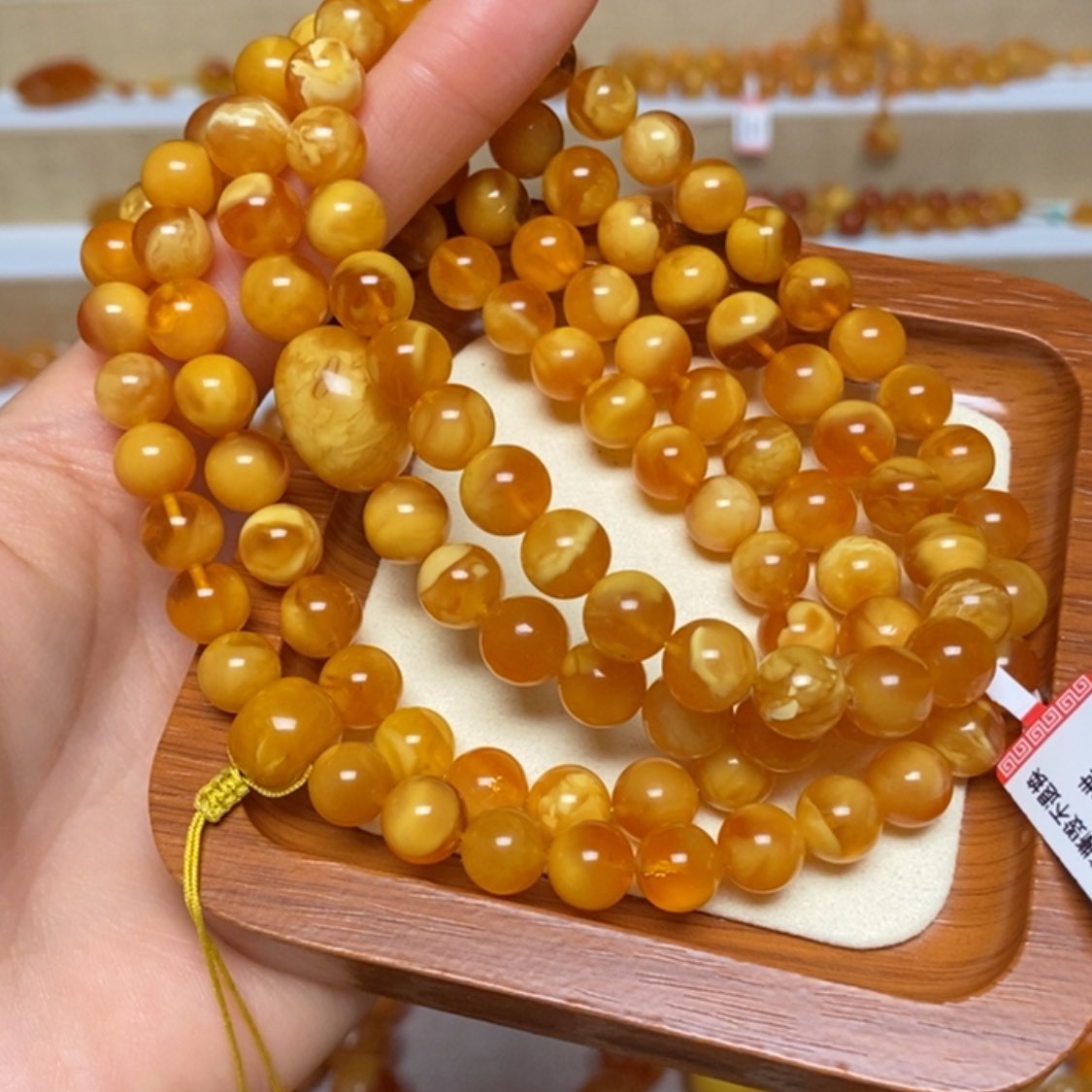 【闪购商品】未镶嵌蜜蜡手链手串