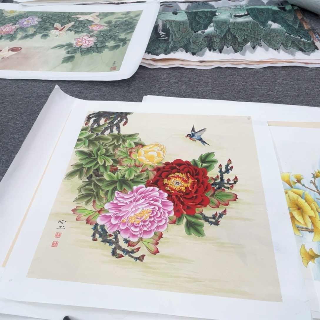 国画微****立绘画绘画绘画