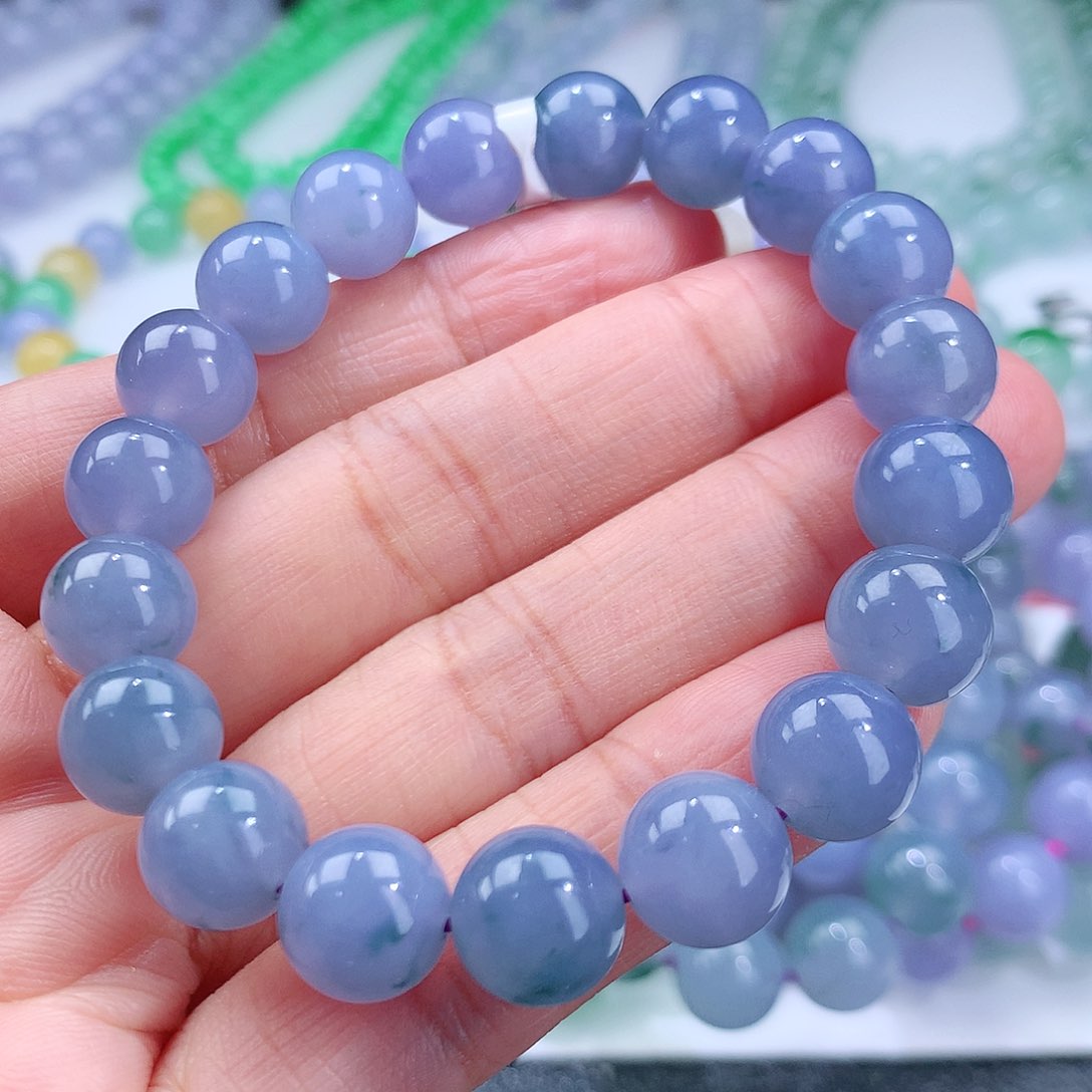 翡翠手串未镶嵌卡10mm