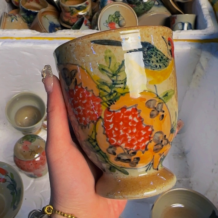 瓷片景德镇陶瓷手工手绘