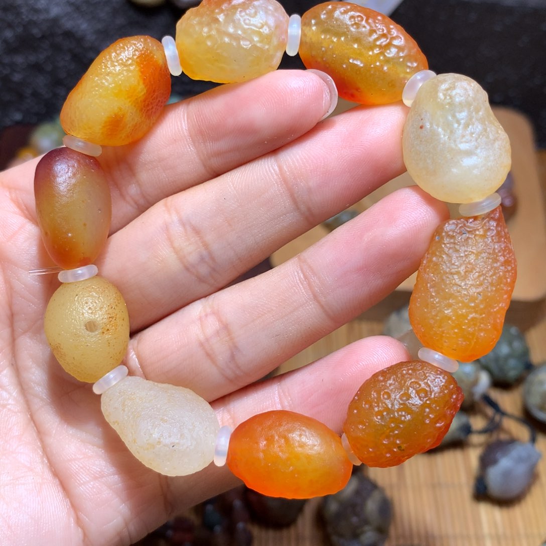 未镶嵌玛瑙/玉髓珠宝半成品