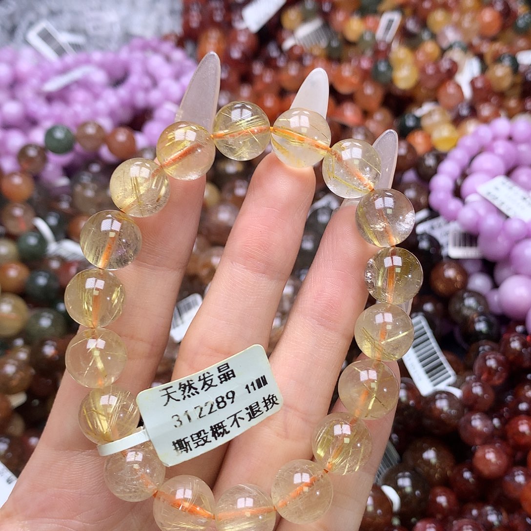 水晶手链未镶嵌手链