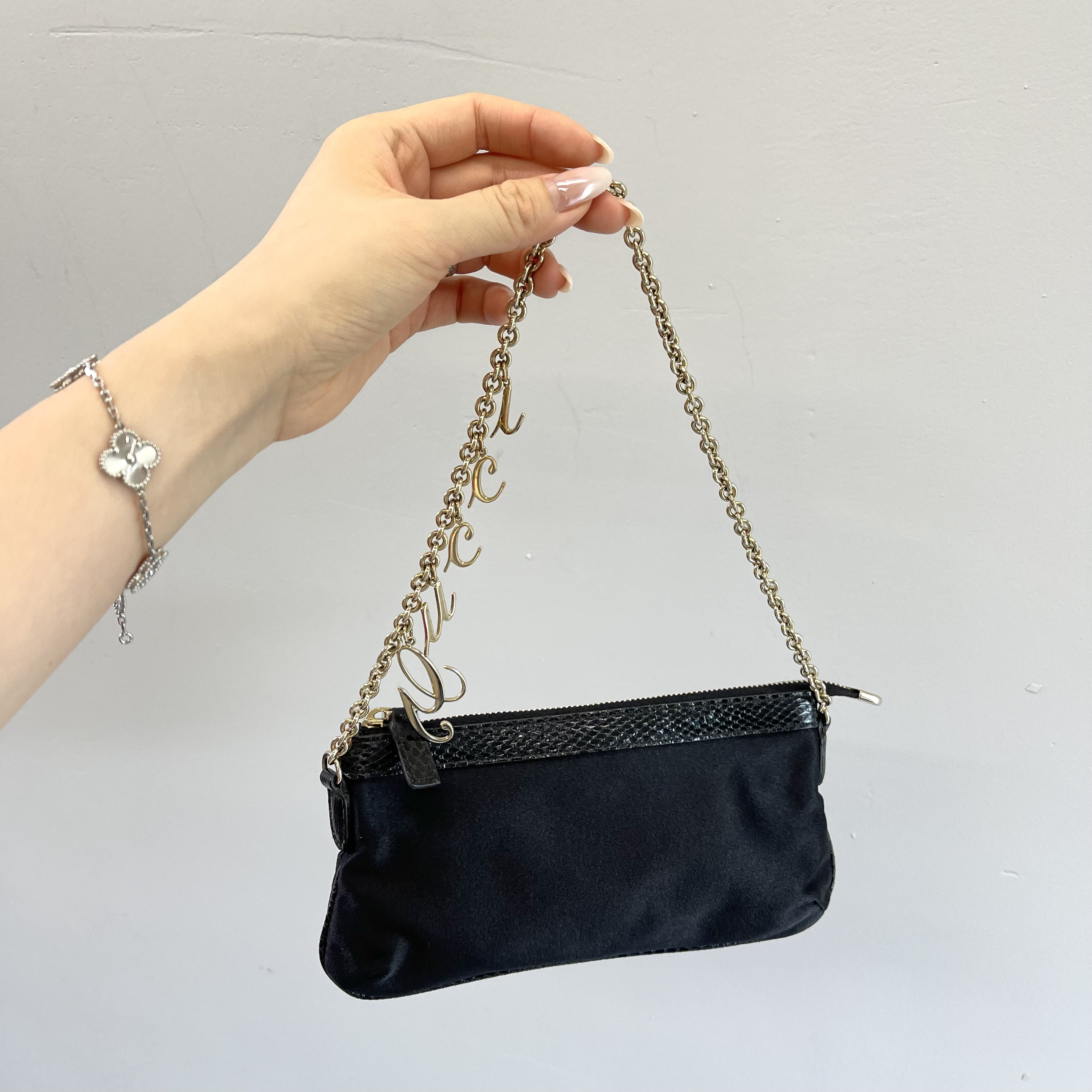 95新 GUCCI/古驰 麻将手提单肩腋下女包060802