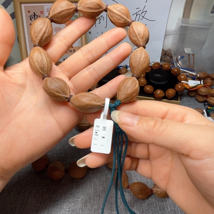 橄榄核手串/手链梅林铁核18.28