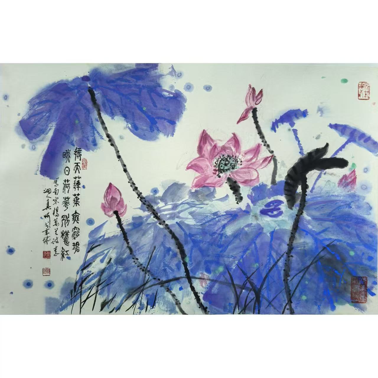 傅真忻写意国画 中国美术馆馆藏画家