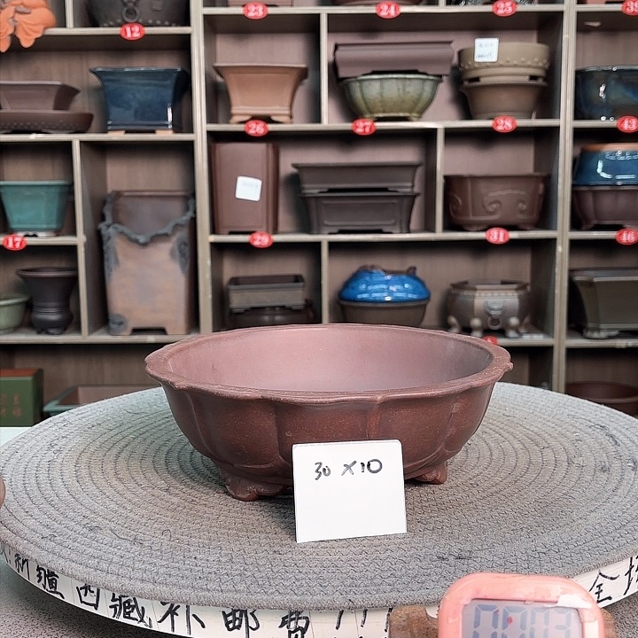 紫砂花盆紫砂的颜色很好看