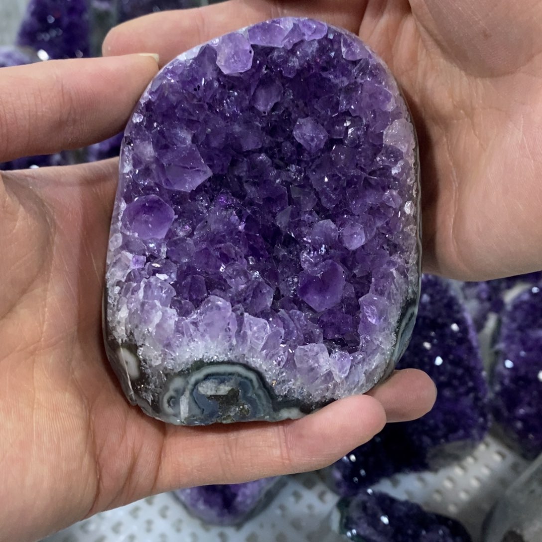 紫晶摆件摆件未镶嵌