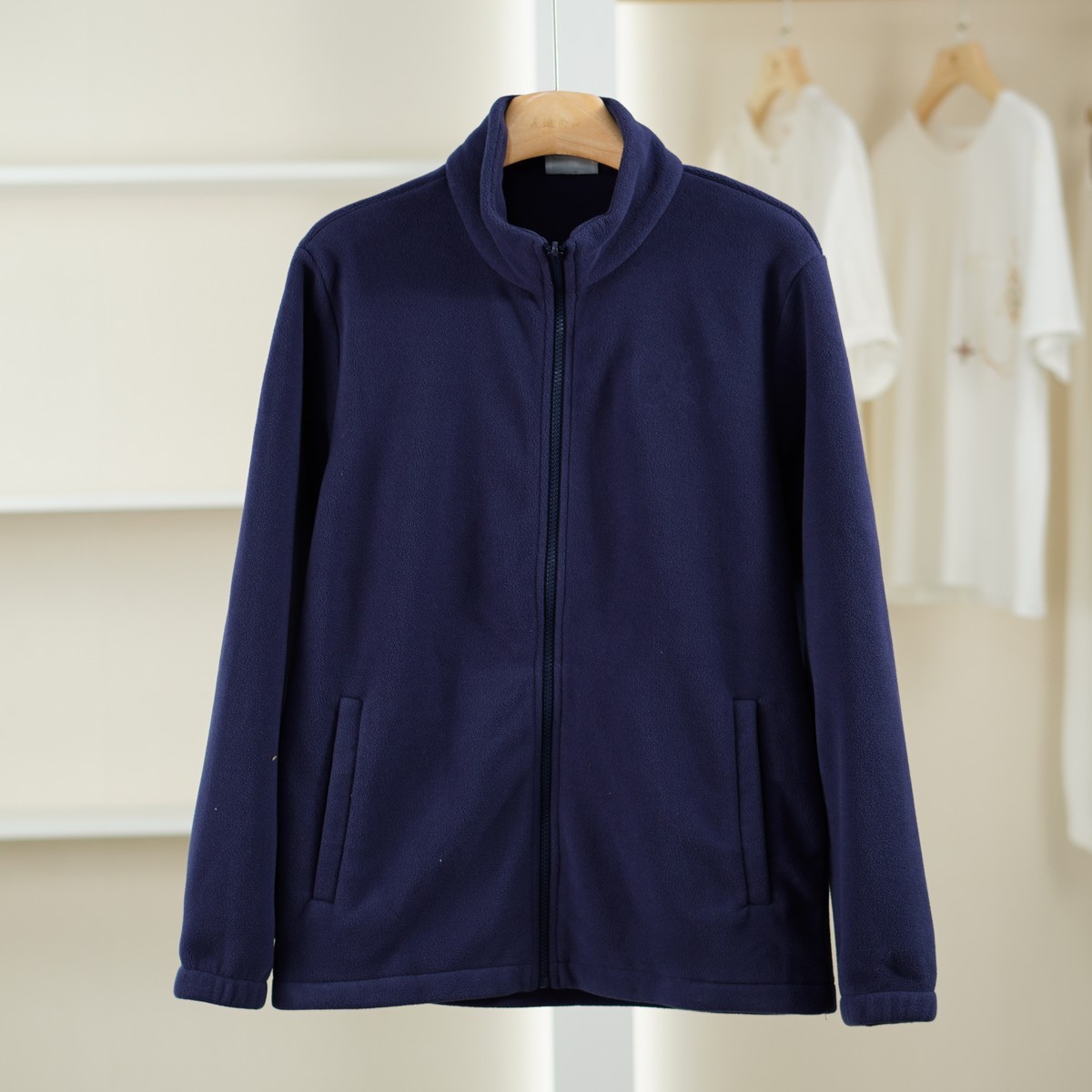 麦迪尚品【伯】5120166 休闲百搭抓绒保暖外套秋冬商场专柜撤柜