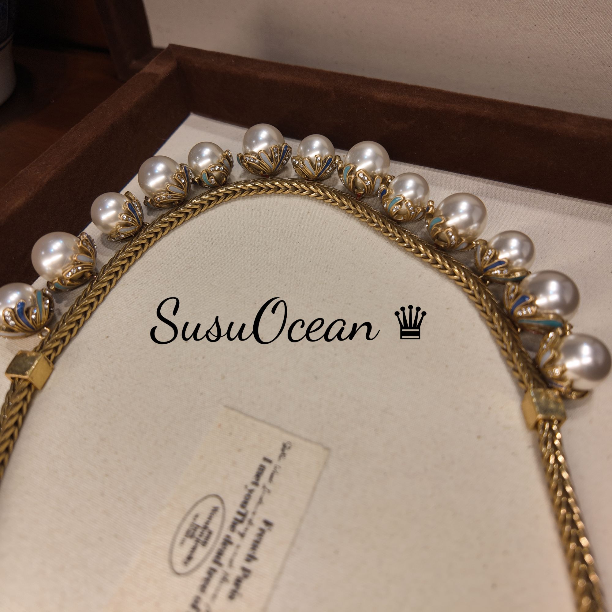 铜合金仿水晶项链 【1058】仙鹤系列SusuOcean经典收藏