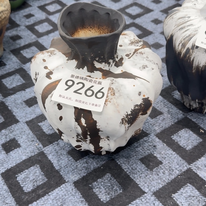 姐***瓷片景德镇高温花器编码9266高31口6默认无孔
