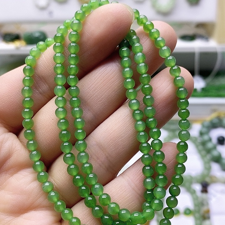 和田玉（碧玉）4项链未镶嵌