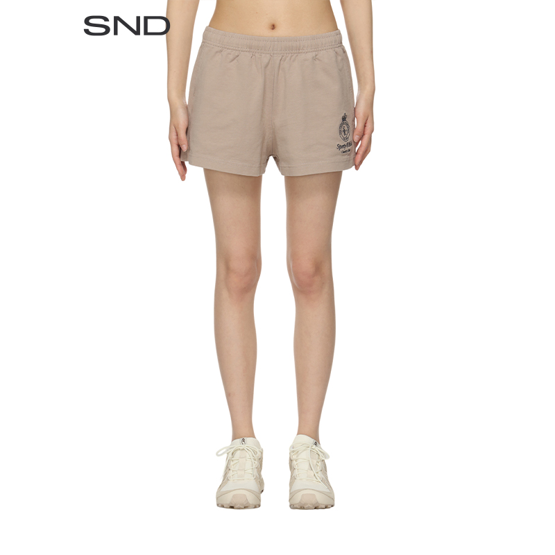 【SNDSPORTY&RICH 设计师品牌】SND AW24 皇冠刺绣短裤