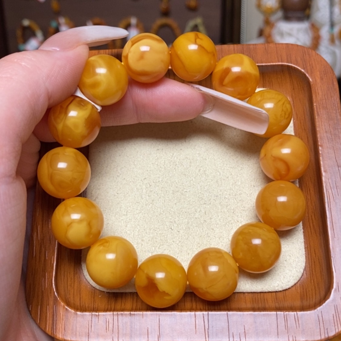 【闪购商品】手链蜜蜡未镶嵌手串