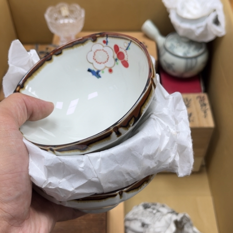瓷片摆件工艺品瓷器摆件777 